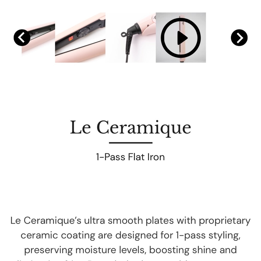 Le Ceramique
1-Pass Flat Iron